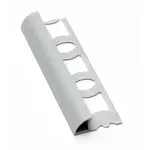 Lišta ukončovací "oblá" Profil-EU strieborná, PVC, dĺžka 250 cm, výška hrany 8 mm, L825023