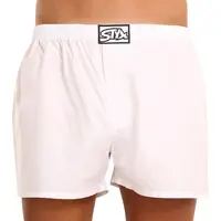 Styx Pánské trenky klasická guma bílé (A1061)  M