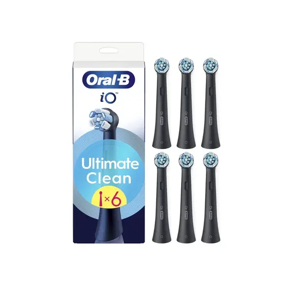 Oral-B iO Series Ultimate Clean kartáčkové hlavy 6 ks černé