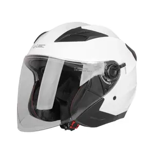 Otevřená přilba W-TEC Barcela bílá lesk XL (61-62)