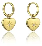 Marc Malone Krásné pozlacené náušnice Celine Gold Earrings MCE23147G