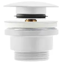 Umyvadlová výpusť klik-klak univerzální Rea A2361 bílá