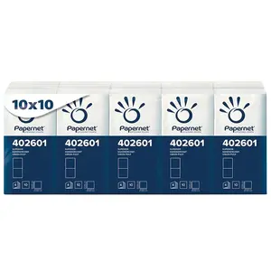 Kapesníčky papírové PAPERNET, 4 vrstvé, 10 balíčků