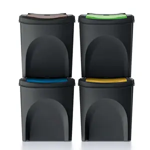 Sada 4 odpadkových košů Sortibox 4 x 25L IKWB25S4