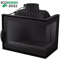 Krbová vložka FIORINA rohová 13KW sklo pravá