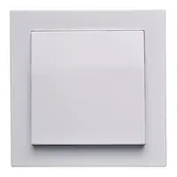 Vypínač jednopólový Cubus bílý 28500      