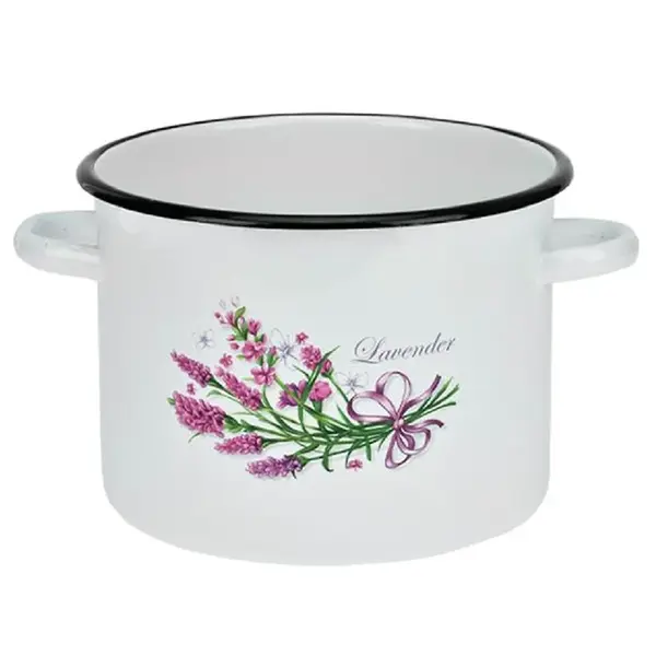 Hrnec zdob. Levandule 3l 18cm bez pokličky