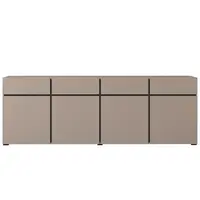 Komoda Cross 4D4S congo/černá