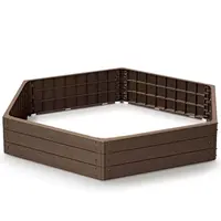 Vyvýšený záhon Cihlový/Hnědý 148cm IBWH-7587U