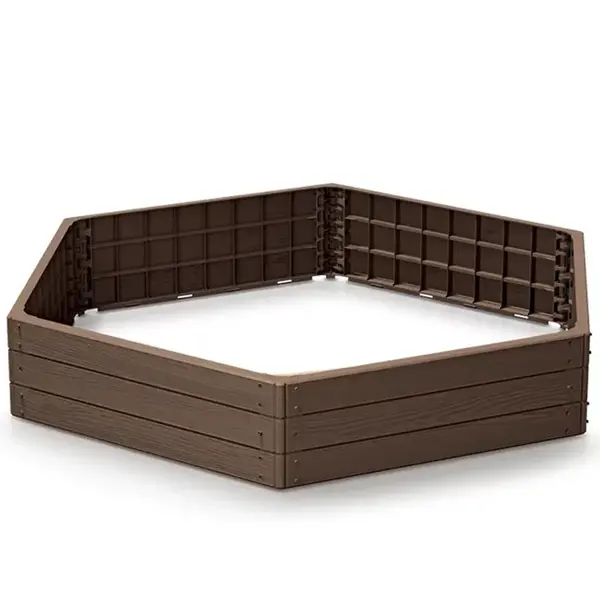 Vyvýšený záhon Cihlový/Hnědý 148cm IBWH-7587U