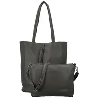 Dámský set kabelek tmavě šedý - Paolo bags Marika