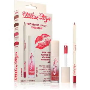 Killer Lips Pucker Up Lip Kit set na rty pro ženy Valentine