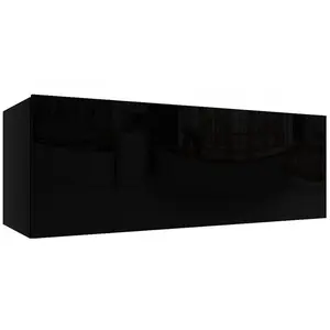 Závěsná skříňka Izumi-42-BL černá mat/lesk