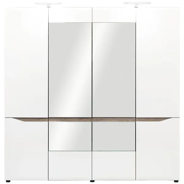 Šatní skříň Lionel Li10 dub sonoma/bílá