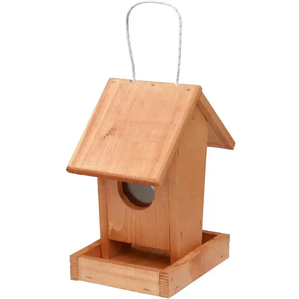 Krmítko č. 2 - Závěsné hnědé 13x18x22 cm