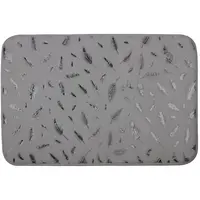Koupelnová předložka Piume šedostříbrná 40x60cm