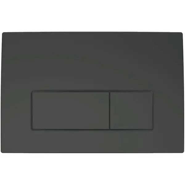 Tlačidlo Sigma20. Čierno-čierna matná-čierna