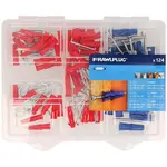 Set universálních hmoždinek s vruty 124 ks