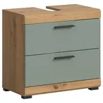 MID.YOU SKŘÍŇKA POD UMYVADLO, šalvějově zelená, 60/56/37 cm