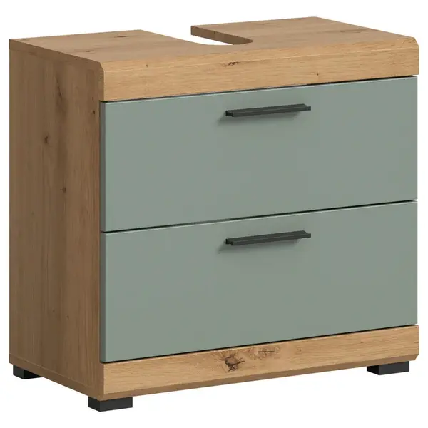 MID.YOU SKŘÍŇKA POD UMYVADLO, šalvějově zelená, 60/56/37 cm