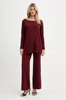 Tepláková souprava Haveone dámská, vínová barva, HNC-P001