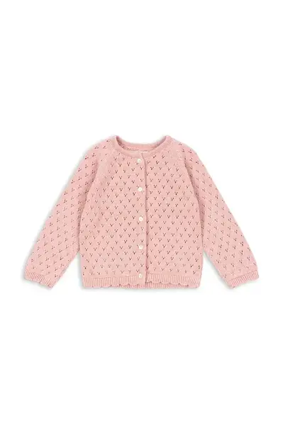 Detský bavlnený kardigan Konges Sløjd HANNAH CARDIGAN