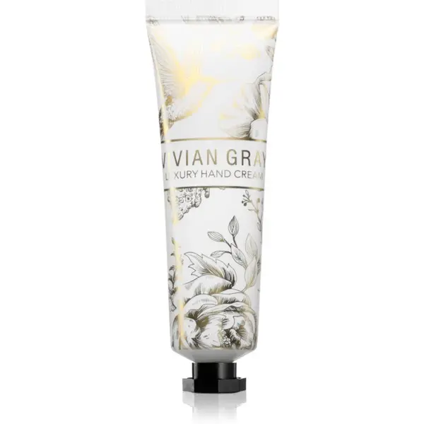 Vivian Gray Velvet Romance pečující krém na ruce vůně Lemon & Green Tea 30 ml