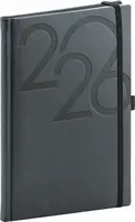 NOTIQUE Týdenní diář Ajax 2026, černý, 15 x 21 cm