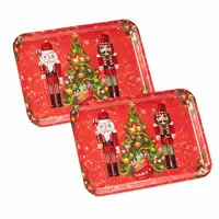 Sada melaminových táců LOUSKÁČEK 36 x 26 cm 2 ks