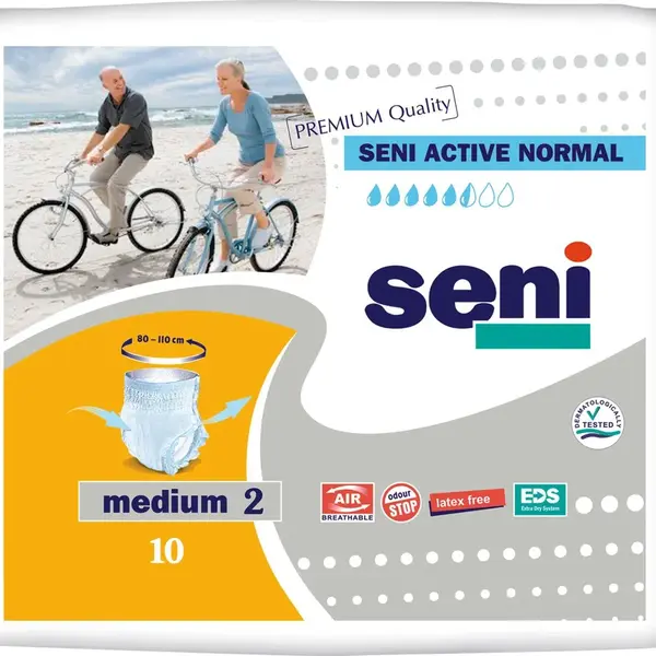 Seni Active Normal Medium inkontinenční plenkové kalhotky 10 ks