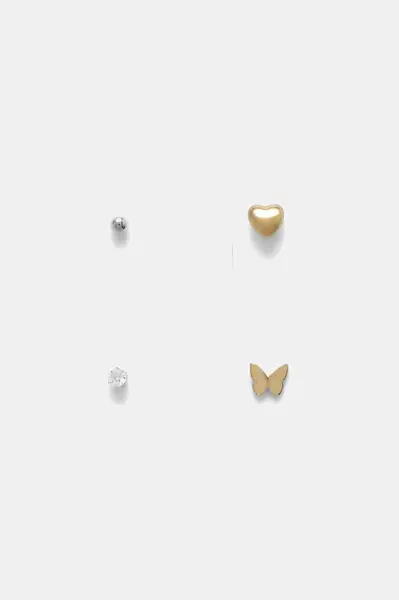 Pozlátené náušnice EDBLAD One Summer 5-pak