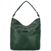 Dámska kabelka na rameno tmavo zelená - Romina & Co Bags Elisa