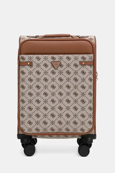 Kufr Guess NEDA SMALL béžová barva, TWJP96 54983