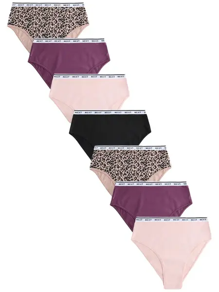 Next Nohavičky  tmavofialová / ružová / čierna / biela