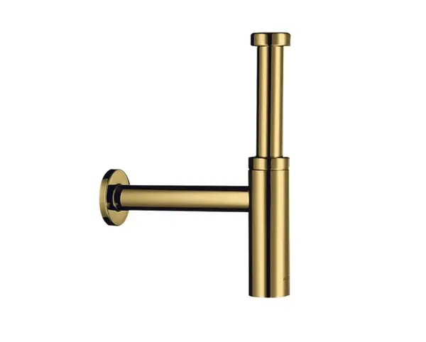 Axor - Designový sifon Flowstar S, leštěný vzhled zlata 51305990