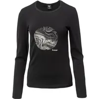 Hi-Tec AKUJA LS Dámské bavlněné triko, černá, velikost