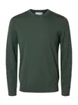 SELECTED Sveter 'SLHTray'  tmavozelená