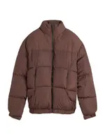 Bershka Zimná bunda  čokoládová