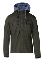 KOROSHI Prechodná bunda  zafírová / olivová