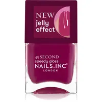 Nails Inc. 45 Second Speedy Gloss rychleschnoucí lak na nehty odstín Amelia 14 ml