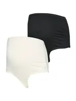 MAMALICIOUS Nohavičky 'MLNATALIE'  čierna / biela