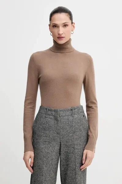 Svetr z vlněné směsi Sisley