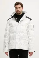Péřová lyžařská bunda EA7 Emporio Armani bílá barva, AF15918.7M000452