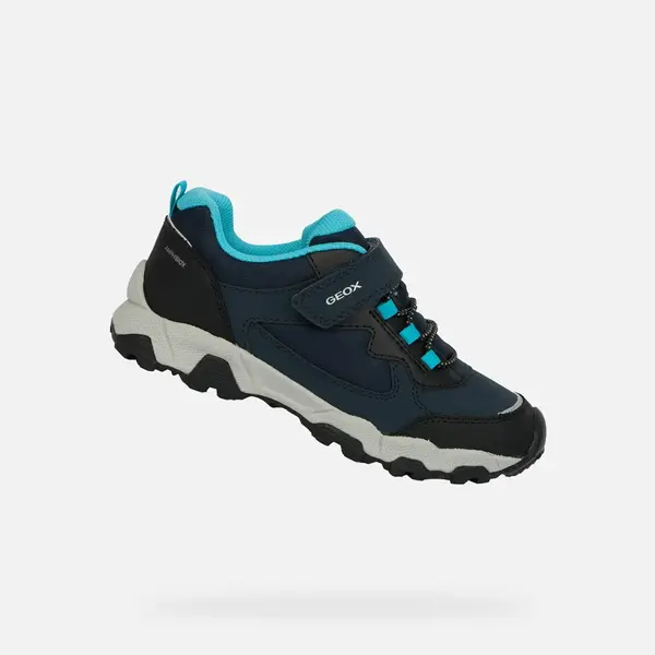 Tmavě modré chlapecké tenisky Geox Magnetar B ABX - Kluci
