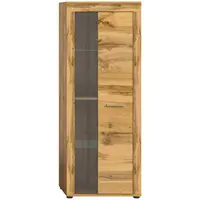 MID.YOU VITRÍNA, dub wotan, 60/159/35 cm