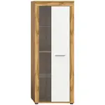 MID.YOU VITRÍNA, dub wotan, 60/159/35 cm