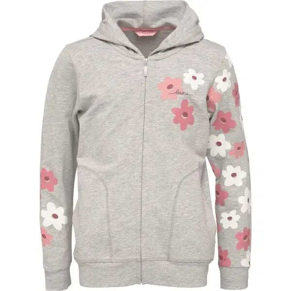 Lewro BRIA Dívčí mikina, šedá, velikost 128-134