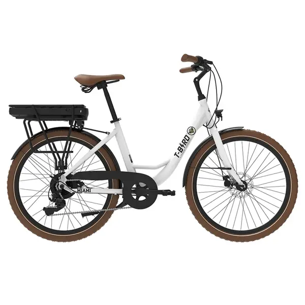 Miami-26 Electric Bike 250W 36V 14.4Ah 25km/h White