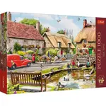 Trefl Puzzle 1000 Premium Plus - Čajový čas: Vesnička v létě