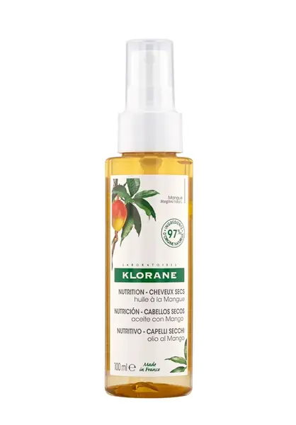 KLORANE Olej s mangem na suché vlasy 100 ml